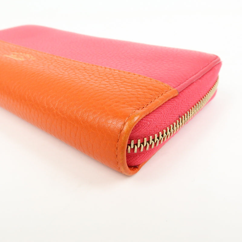 Gucci Bamboo Tassel Zip Leather Pink Accessory
