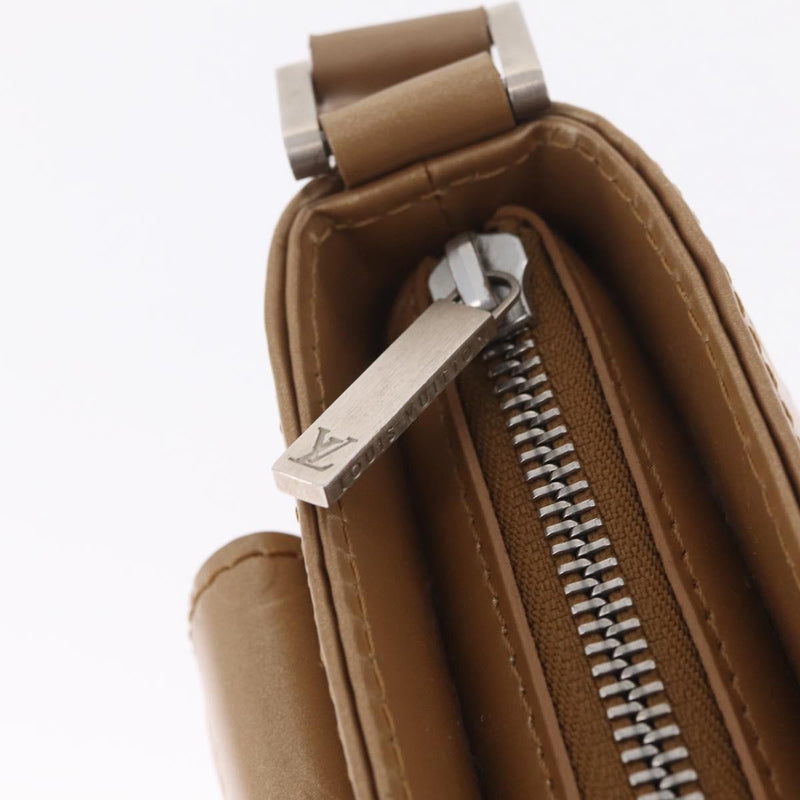 Louis Vuitton Mat Allston Monogram Vernis Beige Leather Bag