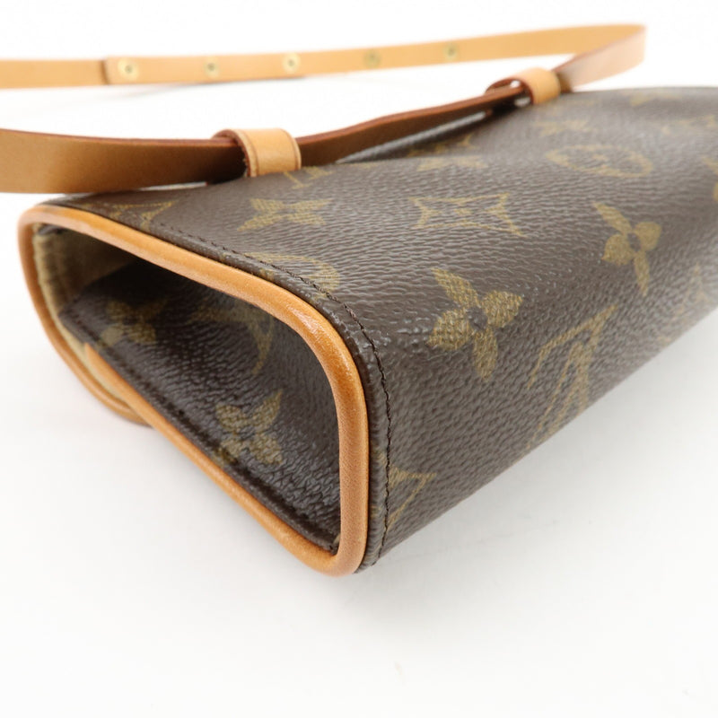 Louis Vuitton Florentine Waist Monogram Canvas Brown Bag