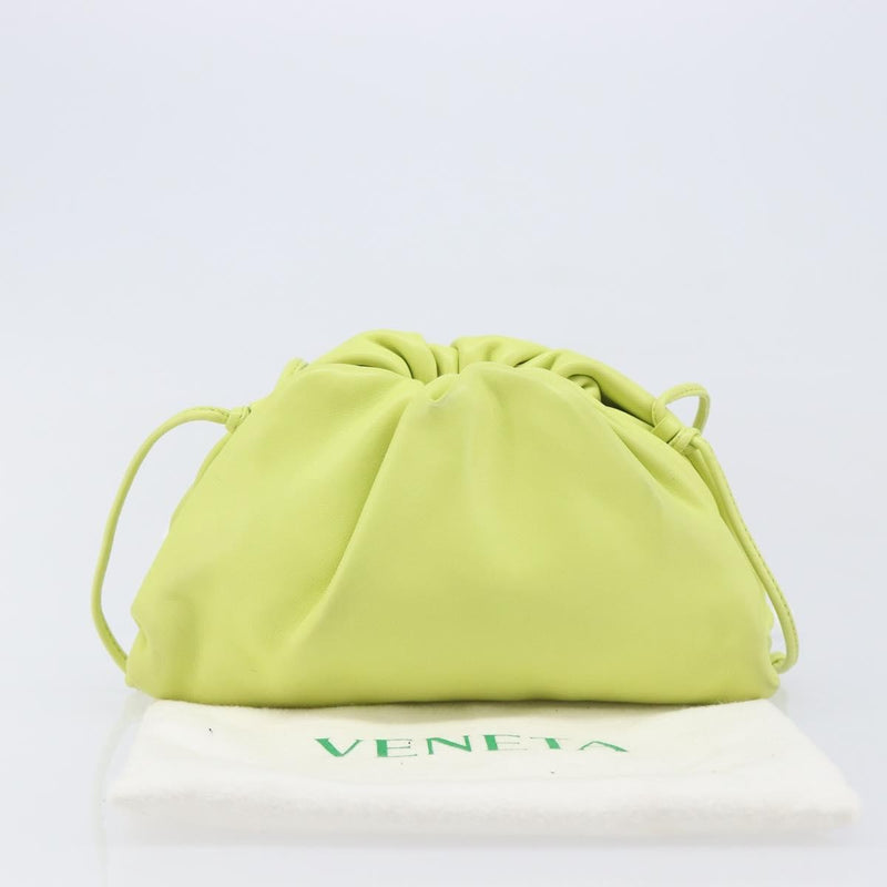 Bottega Veneta The Pouch Coin Purse Leather Green