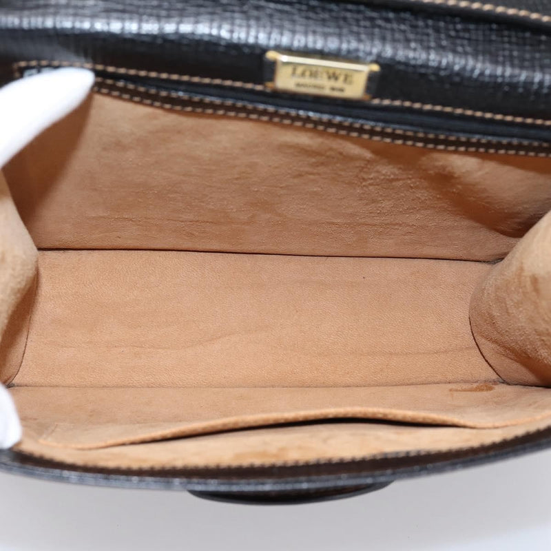 Loewe Barcelona Leather Black Bag