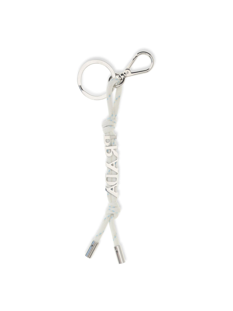 Prada Speedrock Key Case — White Recycled Polyamide Keychains