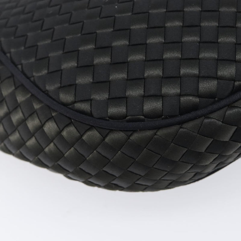 Bottega Veneta Vintage Intrecciato Hobo Nylon Black