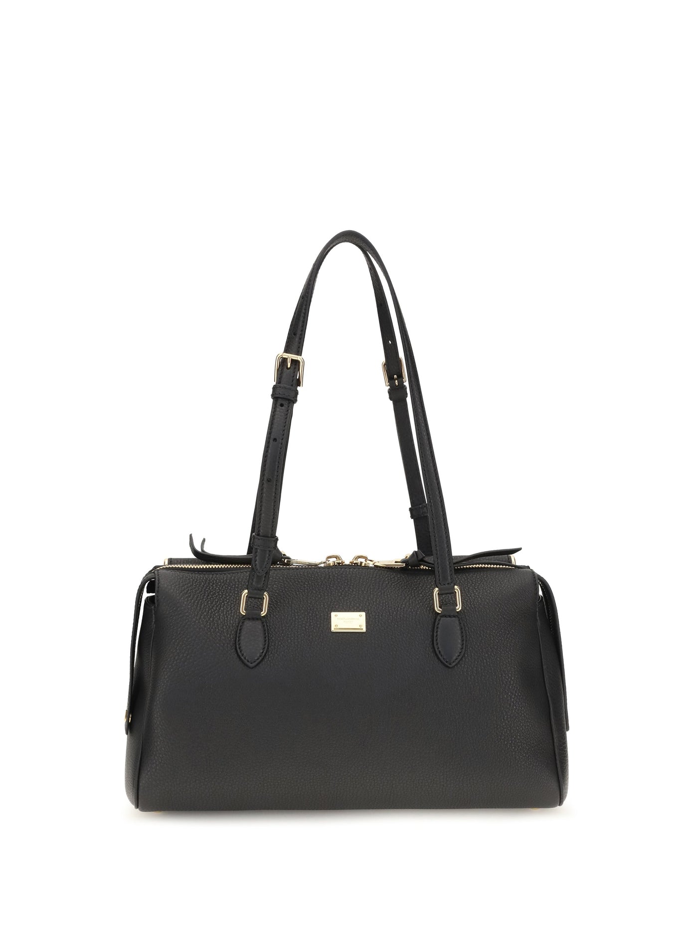 Dolce & Gabbana Odissea Shoulder Bag — Black Calf Leather