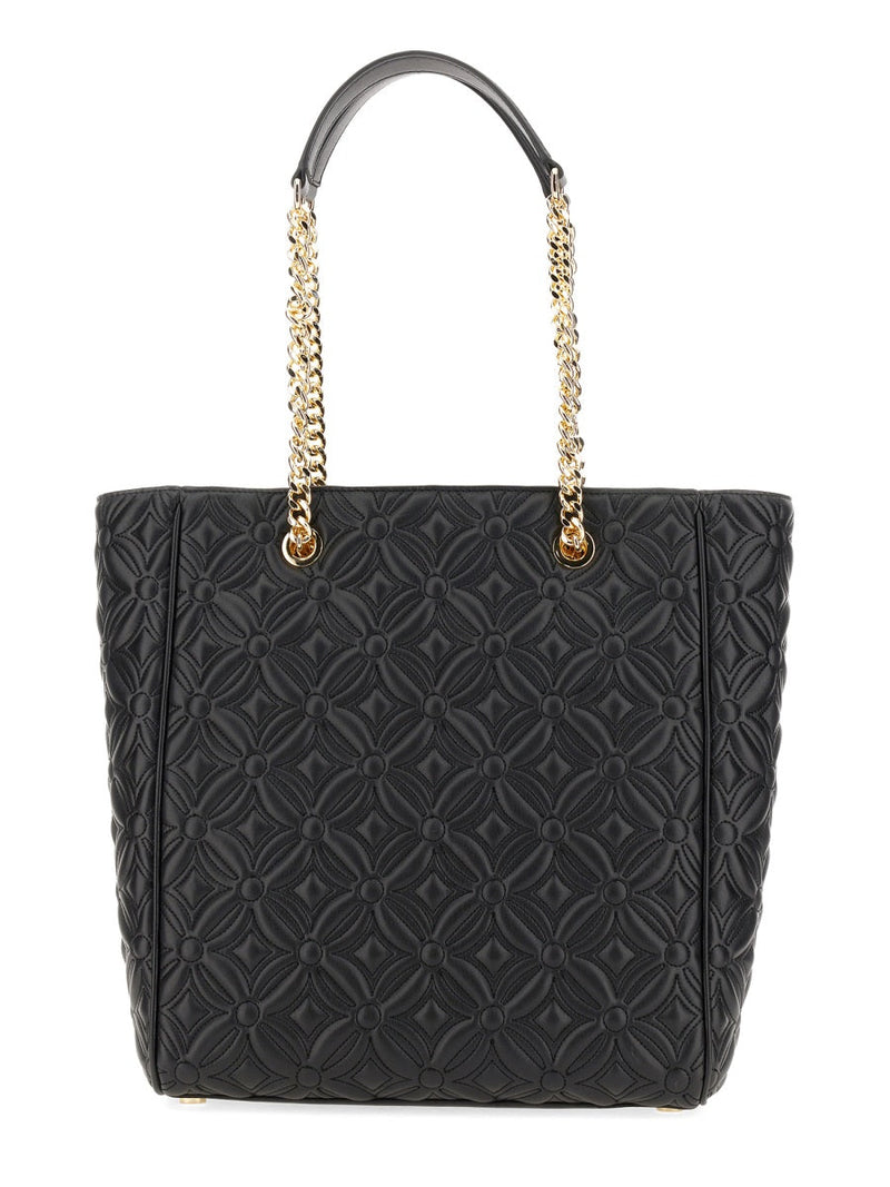 Michael Michael Kors Quilted Leather Shoulder Bag — Black