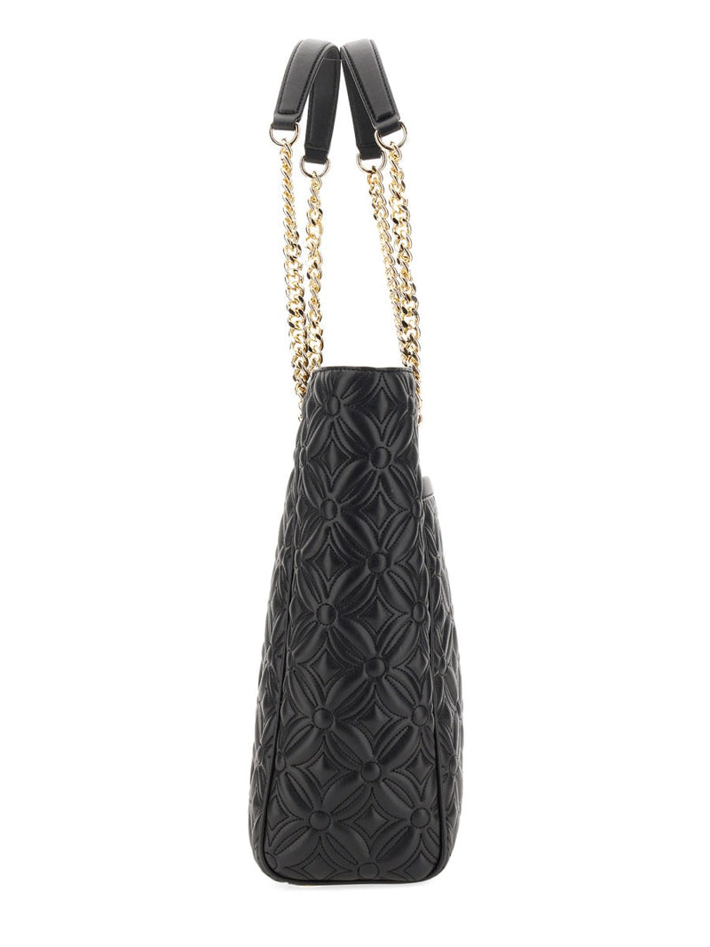 Michael Michael Kors Quilted Leather Shoulder Bag — Black