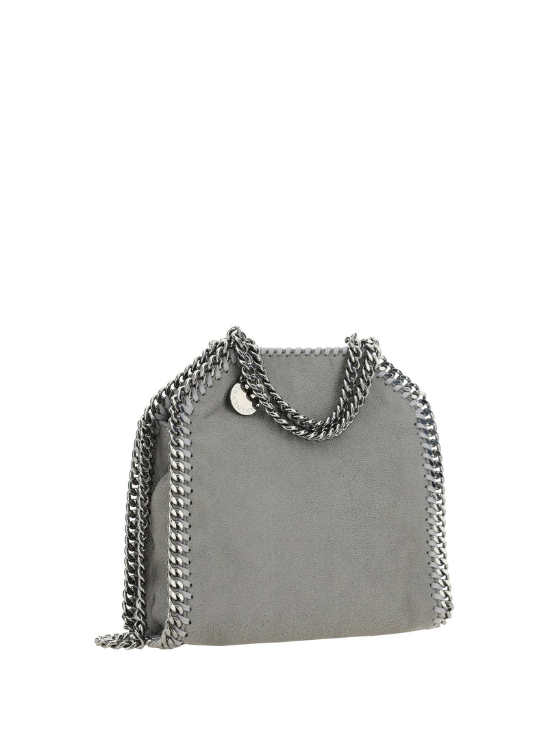 Stella Mccartney Tiny Shaggy Clutch — Gray Polyester