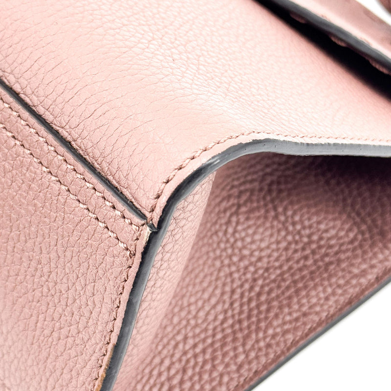 Gucci Gg Marmont Top Handle Leather Pink Bag