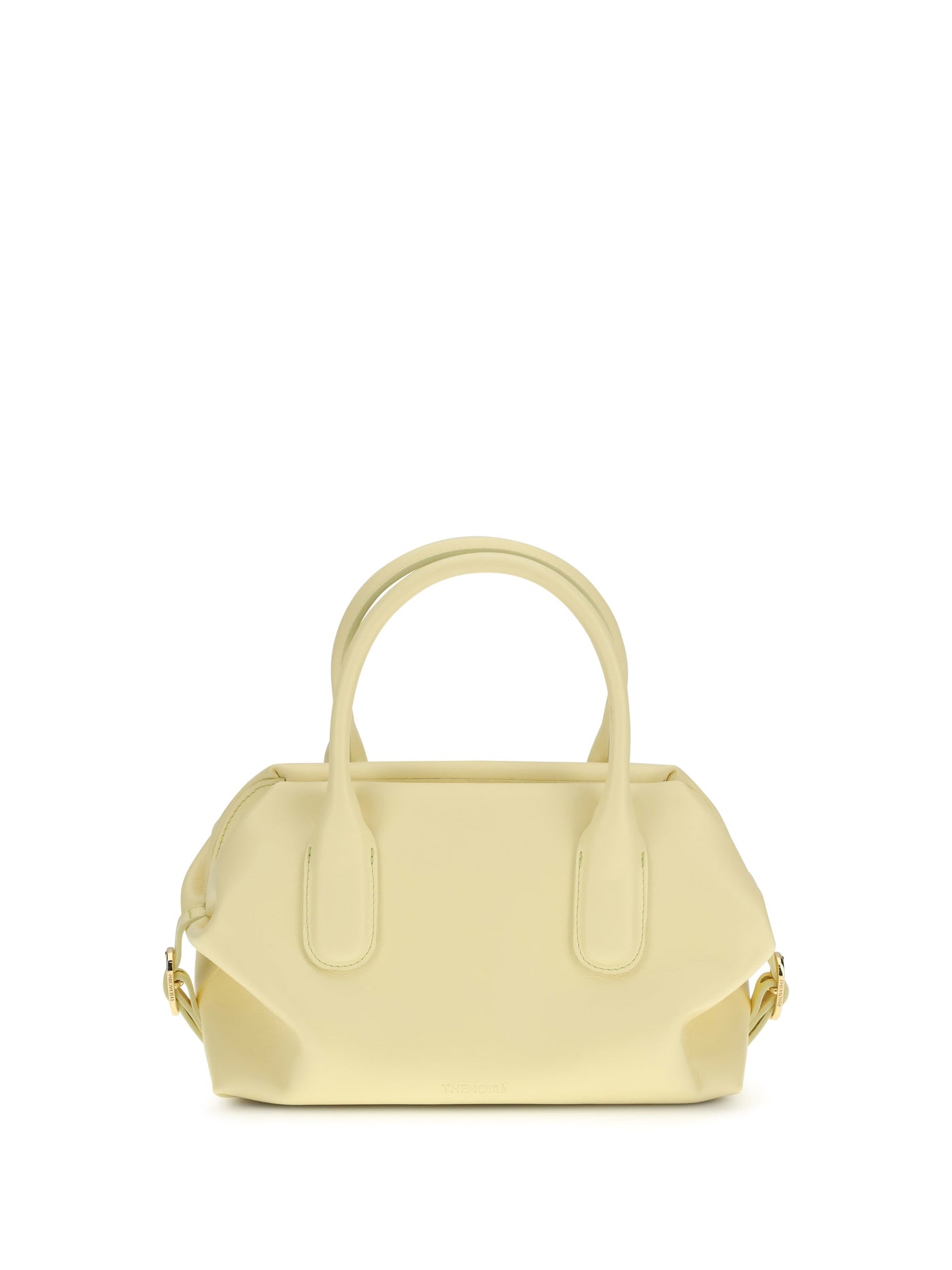 Themoirè Top Handle Bag — Yellow Others Materials
