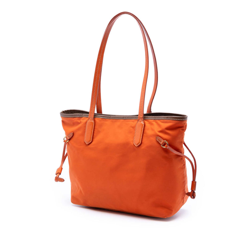 Saffiano Trimmed Tessuto Open Tote - Image 2