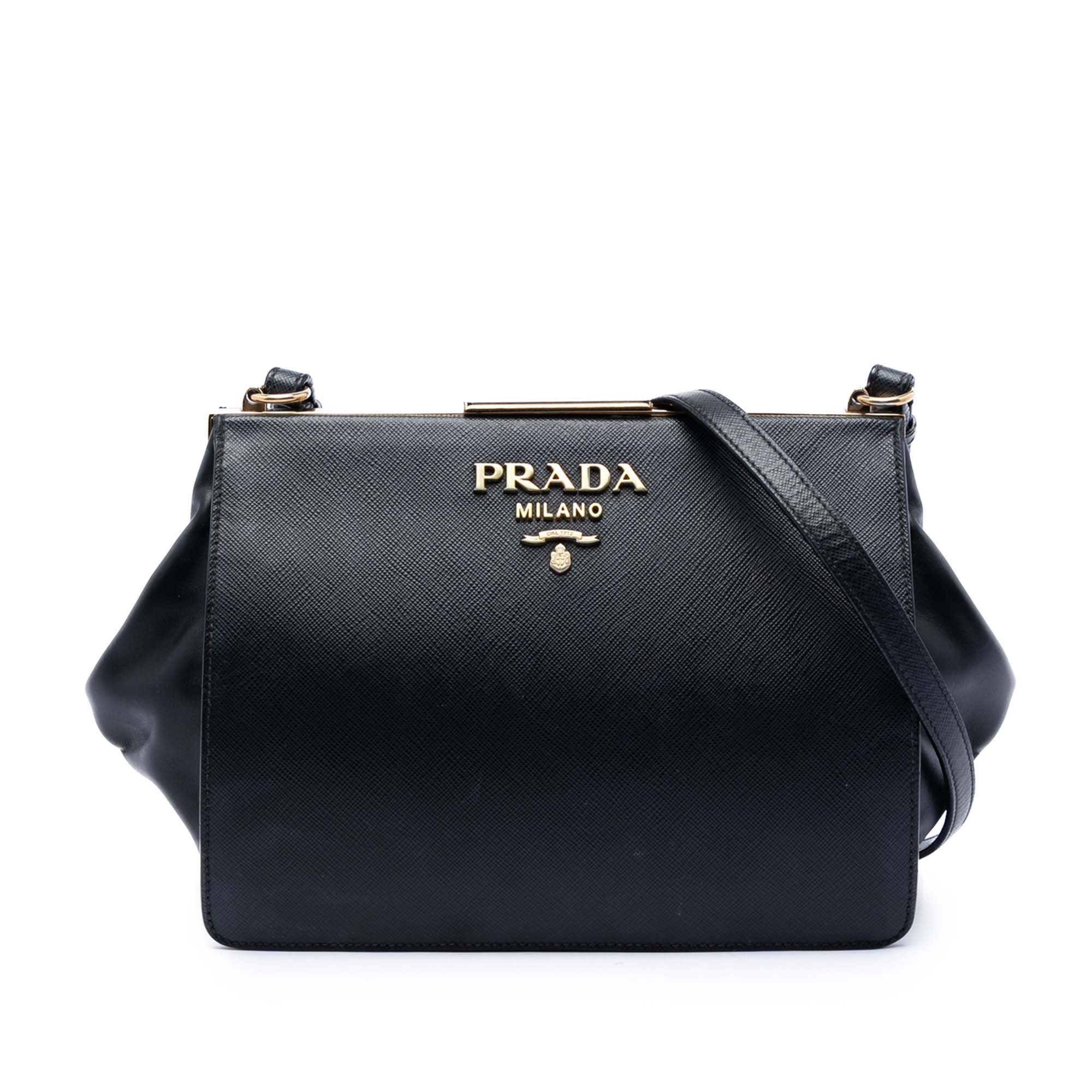 Saffiano and City Calf Light Frame Crossbody - Image 1