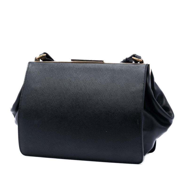 Saffiano and City Calf Light Frame Crossbody - Image 2
