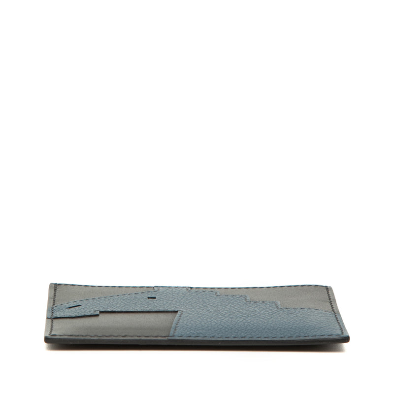 Evercolor and Tadelakt Cheval Picto Card Holder - Image 3