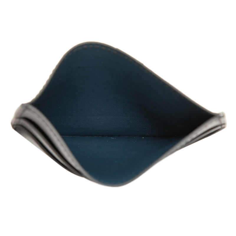 Evercolor and Tadelakt Cheval Picto Card Holder - Image 4