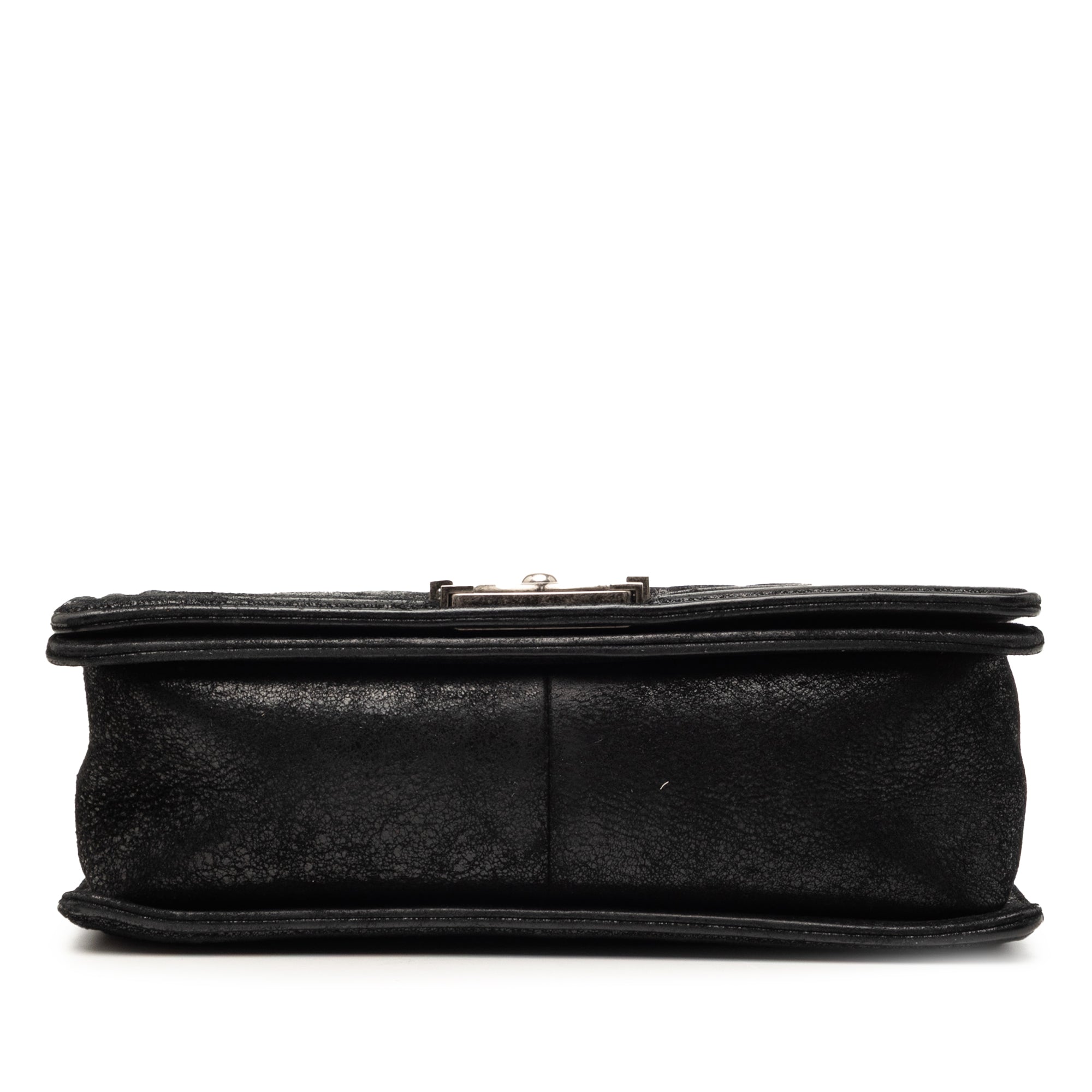 Old Medium Quilted Suede Chesterfield Boy Flap - Image 3