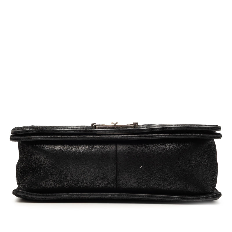 Old Medium Quilted Suede Chesterfield Boy Flap - Image 3