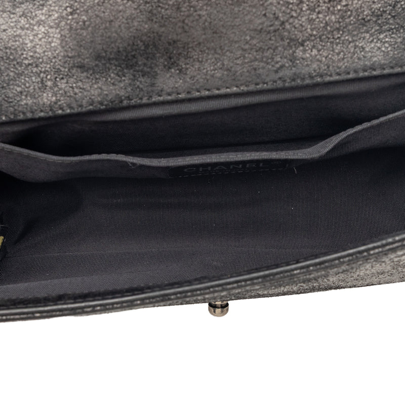 Old Medium Quilted Suede Chesterfield Boy Flap - Image 4