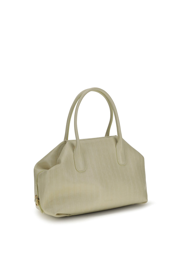 Themoirè Tallia Trank Shoulder Bag — Beige Polyurethane