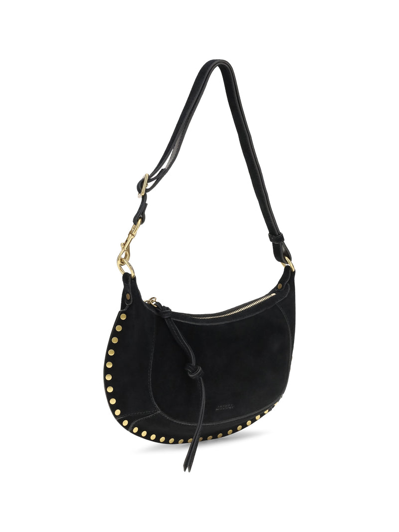 Isabel Marant Shoulder Bag — Black Calf Leather Bos Taurus