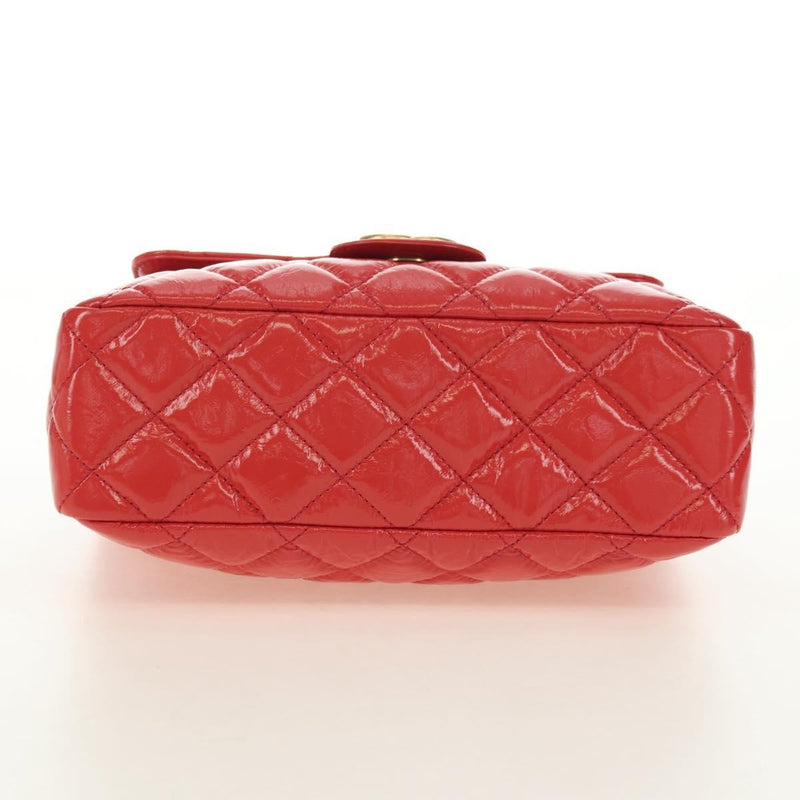 Chanel Wavy Cc Hobo Quilted Crumpled Calfskin Pink Patent_leather