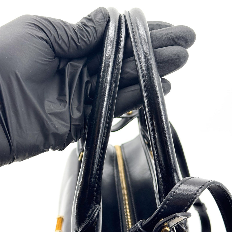 Saint Laurent Uptown Leather Black Bag