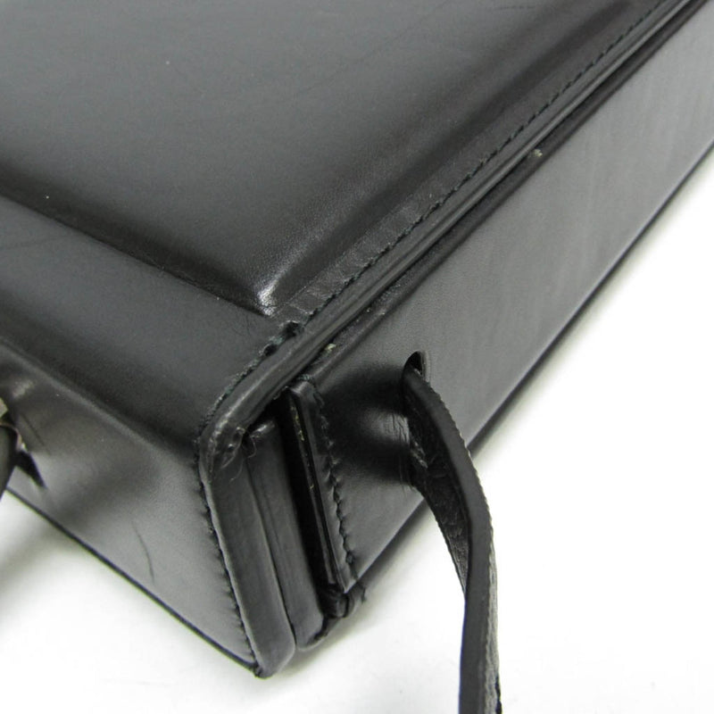 Bottega Veneta Trunk Top Handle Messenger Padded Leather Black