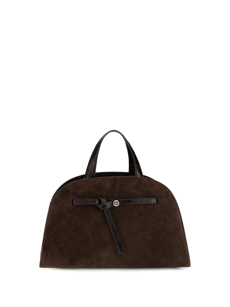 Tory Burch Romy Shoulder Bag — Brown Suede