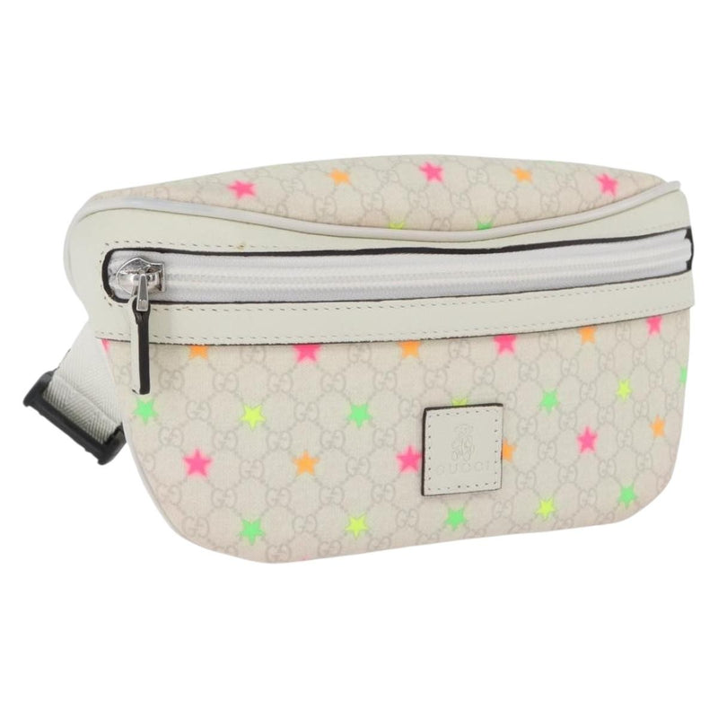 Gucci Childrens Belt Printed Gg Coated Canvas Multicolour Bag
