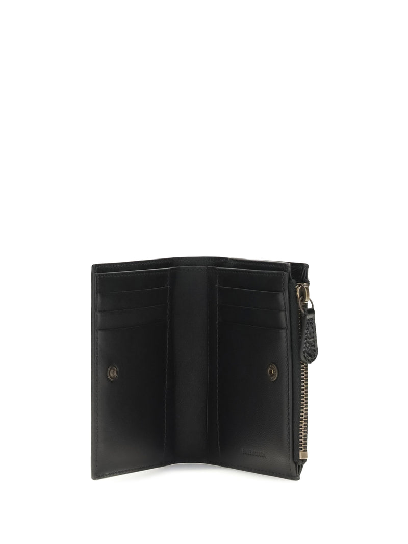 Balenciaga Le City Wallet — Black Lamb Ovis Aries