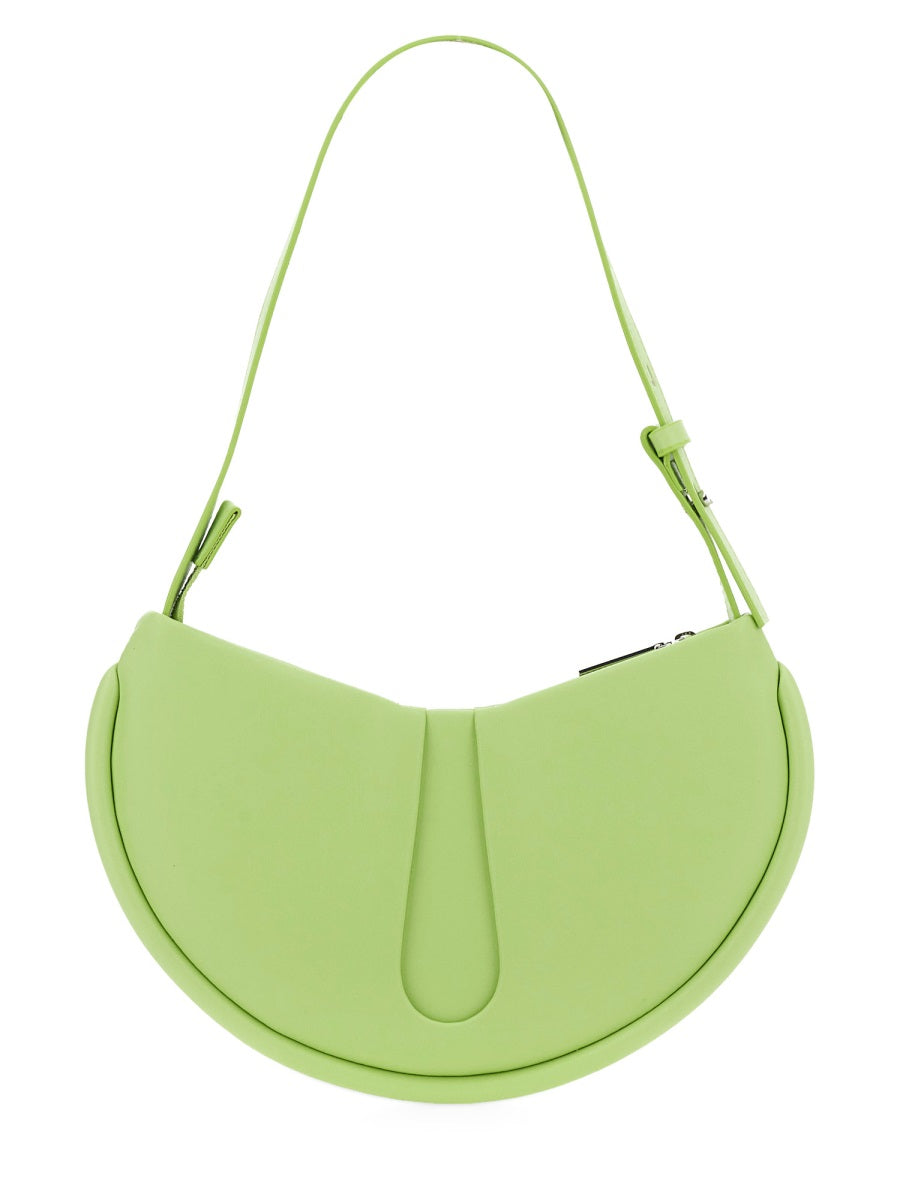 Themoirè Ebe Shoulder Bag — Green Polyurethane