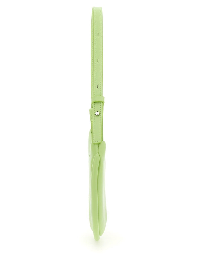 Themoirè Ebe Shoulder Bag — Green Polyurethane