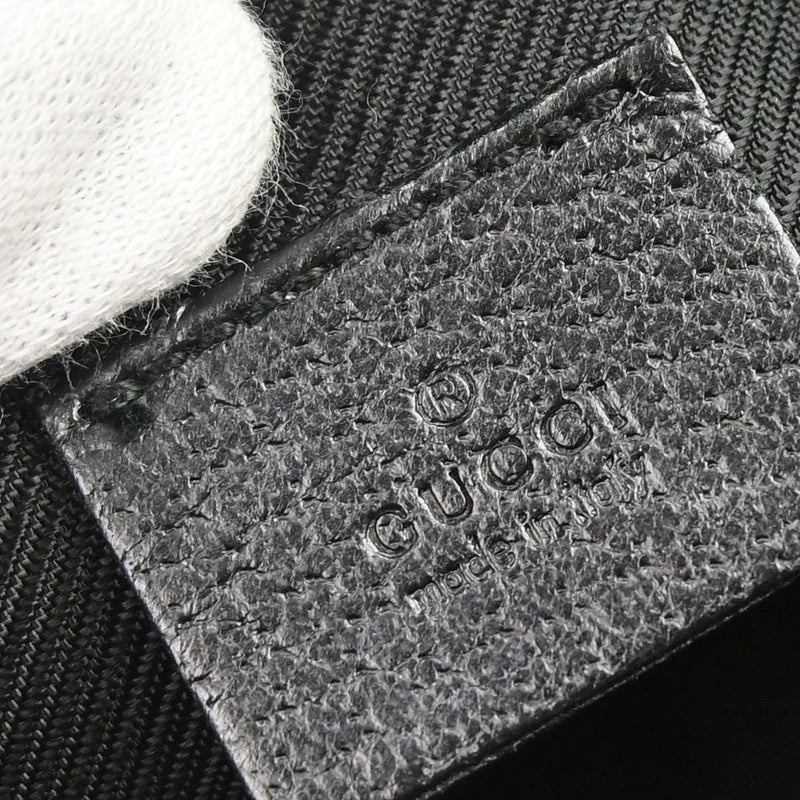 Gucci Zip Around Bowling Gg Canvas Black Bag