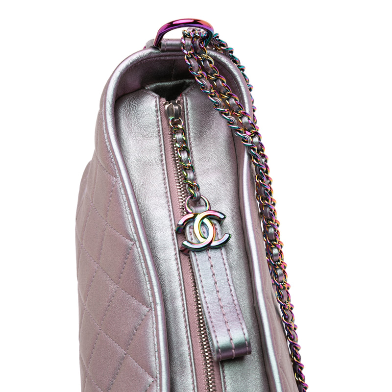 Medium Iridescent Calfskin Gabrielle Crossbody - Image 7