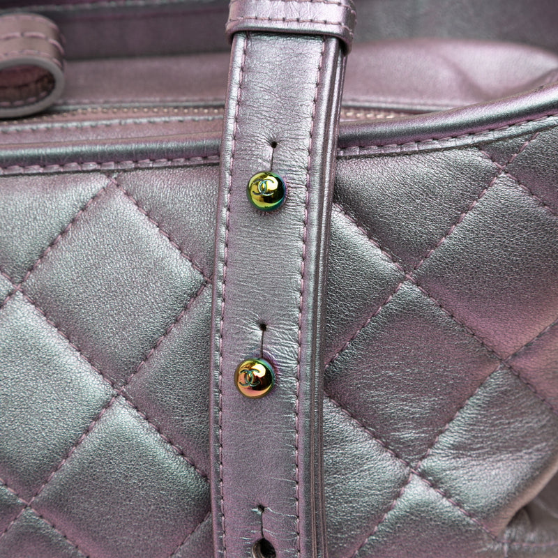 Medium Iridescent Calfskin Gabrielle Crossbody - Image 8