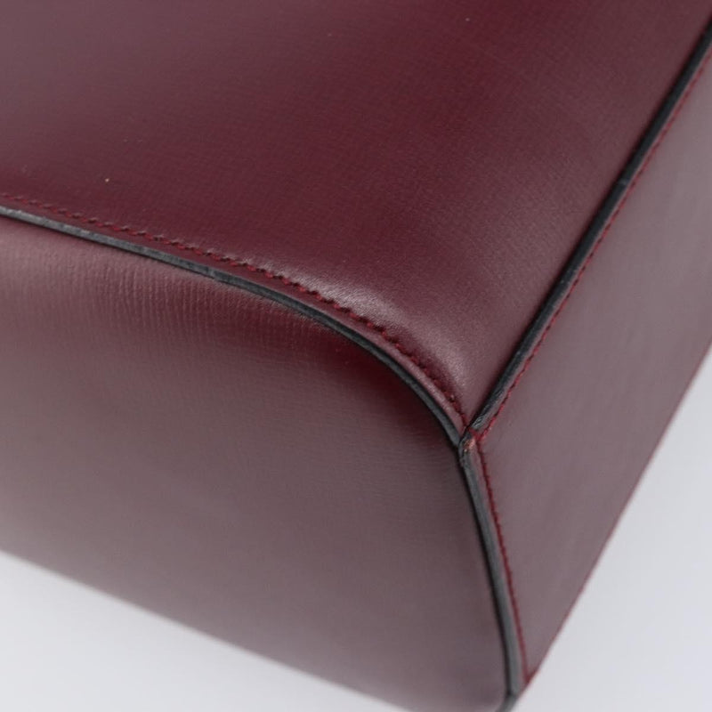 Cartier Must De Leather Burgundy Bag