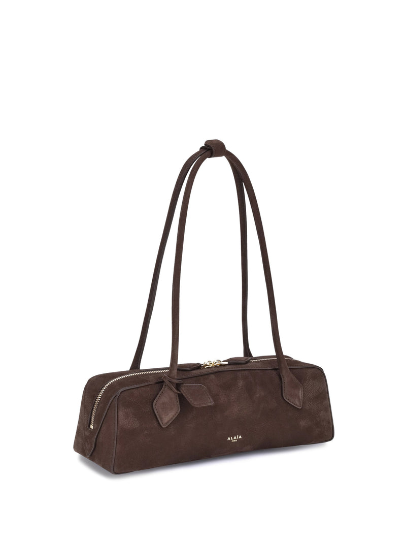Alaïa Le Teckel Shoulder Bag — Brown Calf Leather