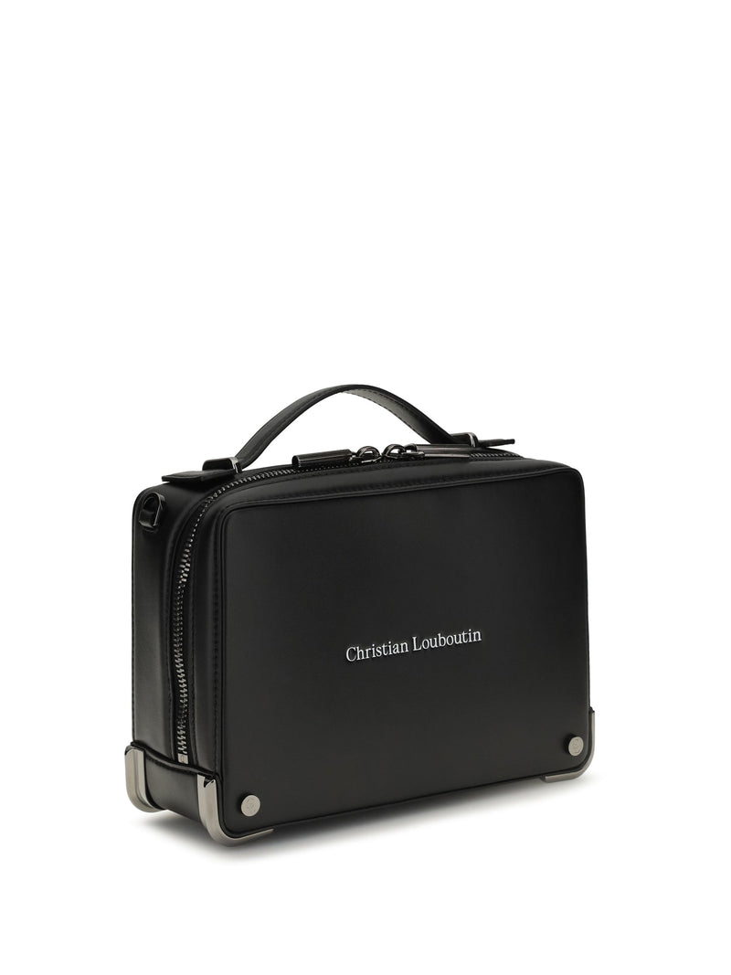 Christian Louboutin Briefcase — Black Calf Leather Bos Taurus Bag