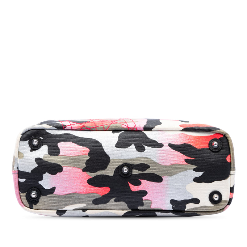 Anselm Reyle Medium Canvas Camouflage Tote - Image 3