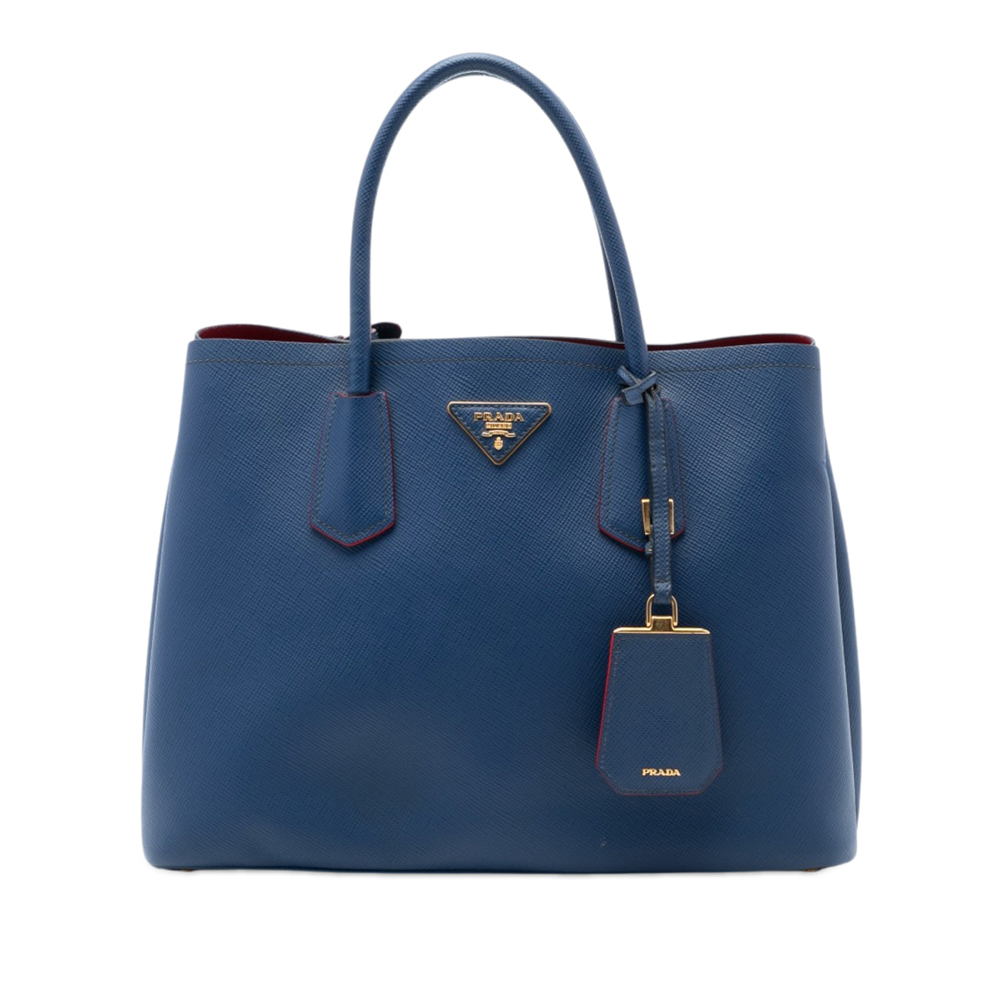 Medium Saffiano Cuir Double Satchel - Image 1