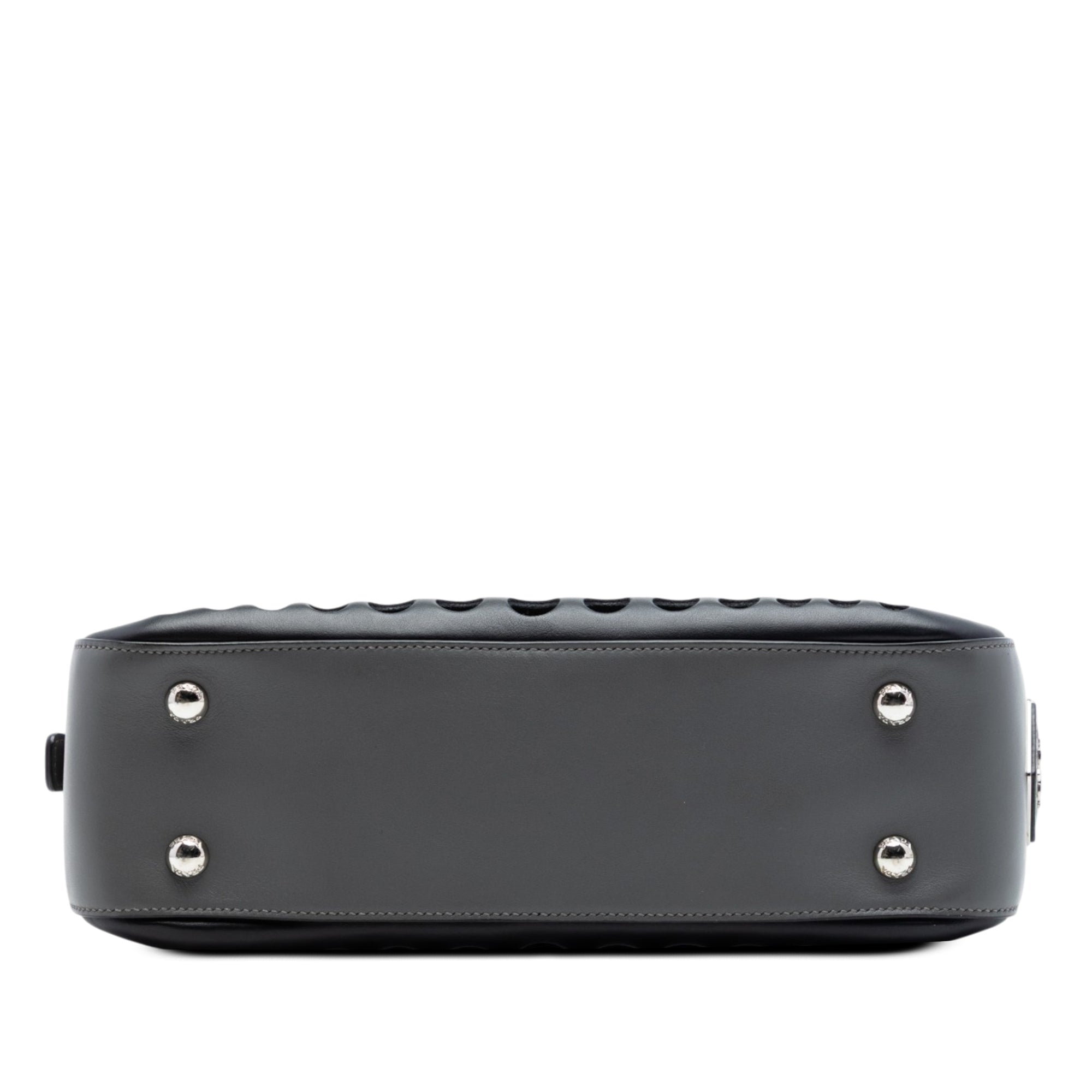 Perforated Leather City Fori Chain Handbag - Image 3