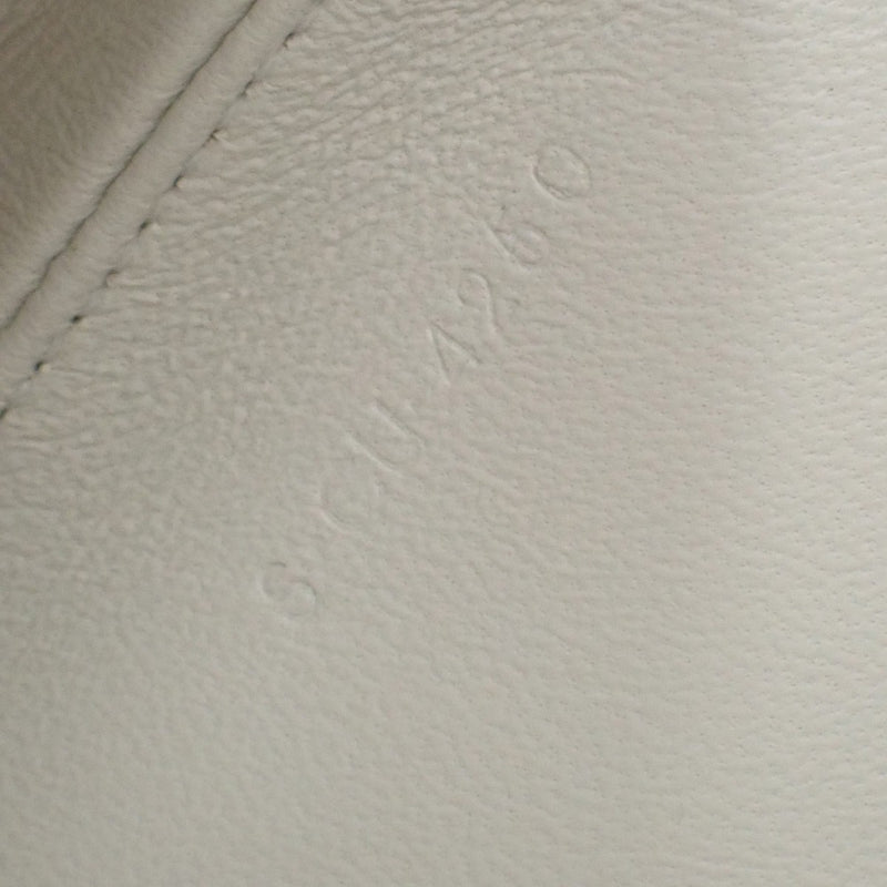 Celine Triangle Leather White Bag
