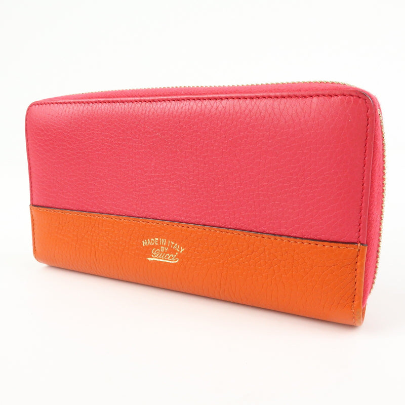 Gucci Bamboo Tassel Zip Leather Pink Accessory
