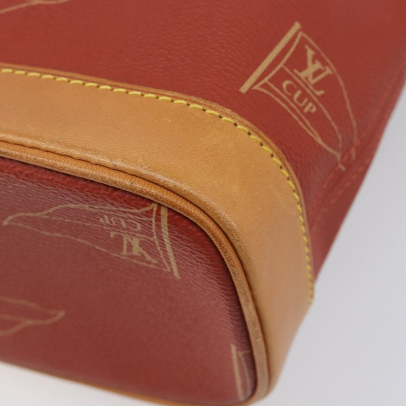 Louis Vuitton Cup Le Touquet Canvas Red Bag