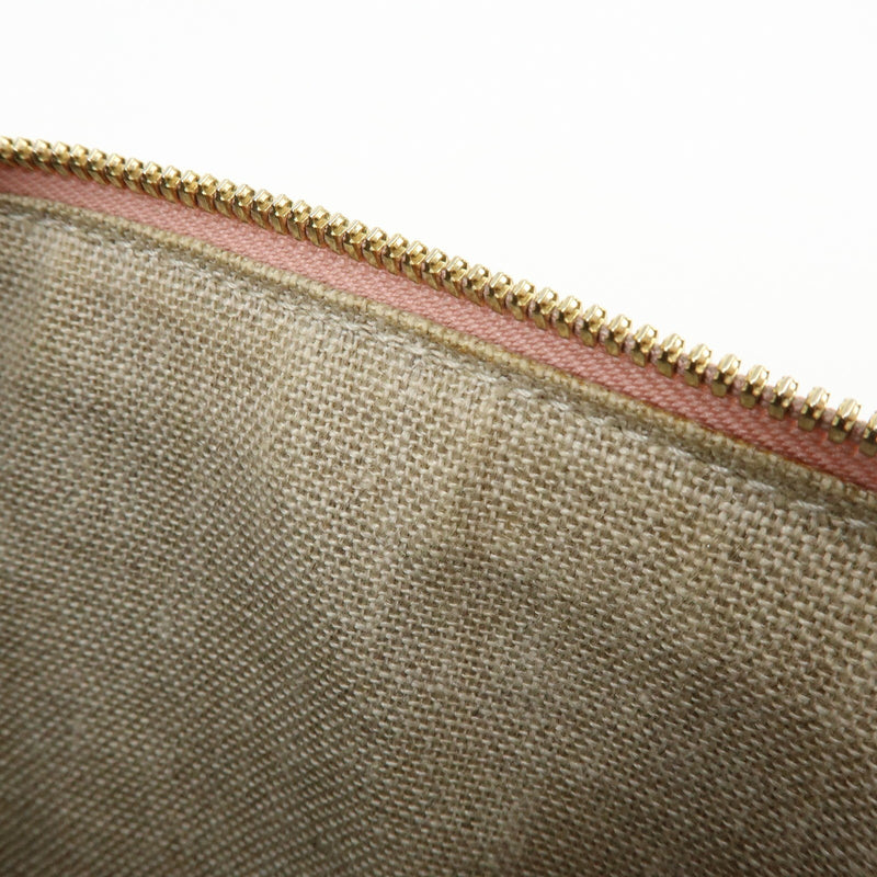 Gucci Gg Charm Convertible Dome Satchel Guccissima Leather Pink