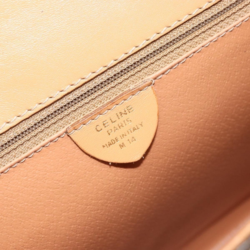 Celine Handbag Canvas Brown Bag