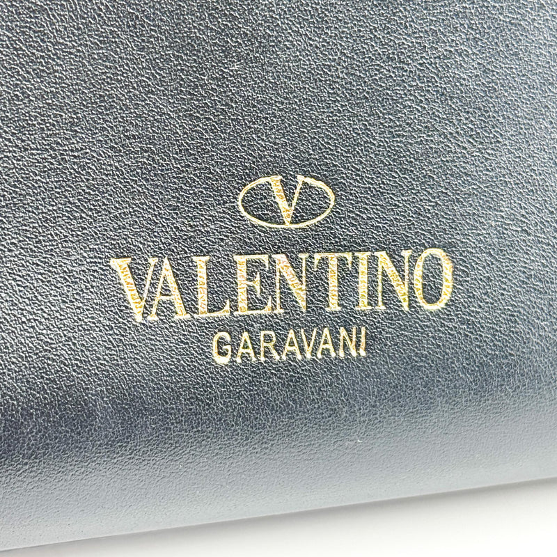 Valentino Garavani My Rockstud Satchel Leather Black