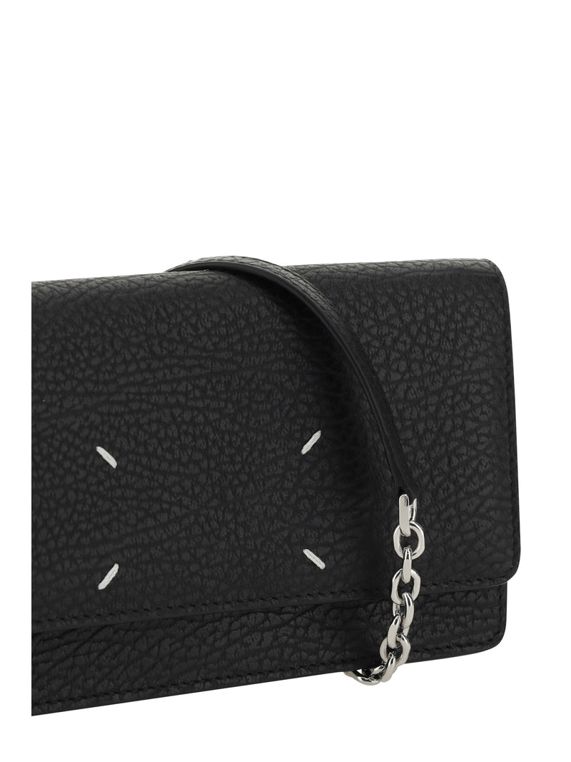 Maison Margiela Grained Leather Wallet — Black Calf Bos Taurus