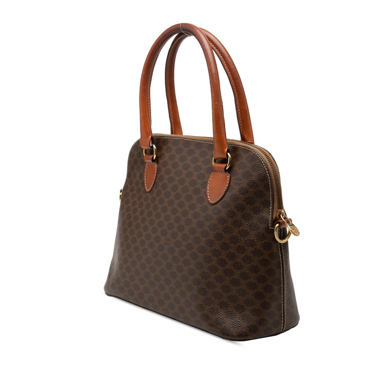 Macadam Coated Canvas Dome Satchel - Image 2