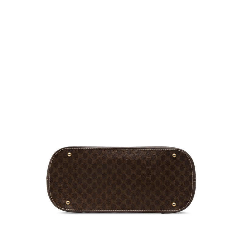 Macadam Coated Canvas Dome Satchel - Image 3