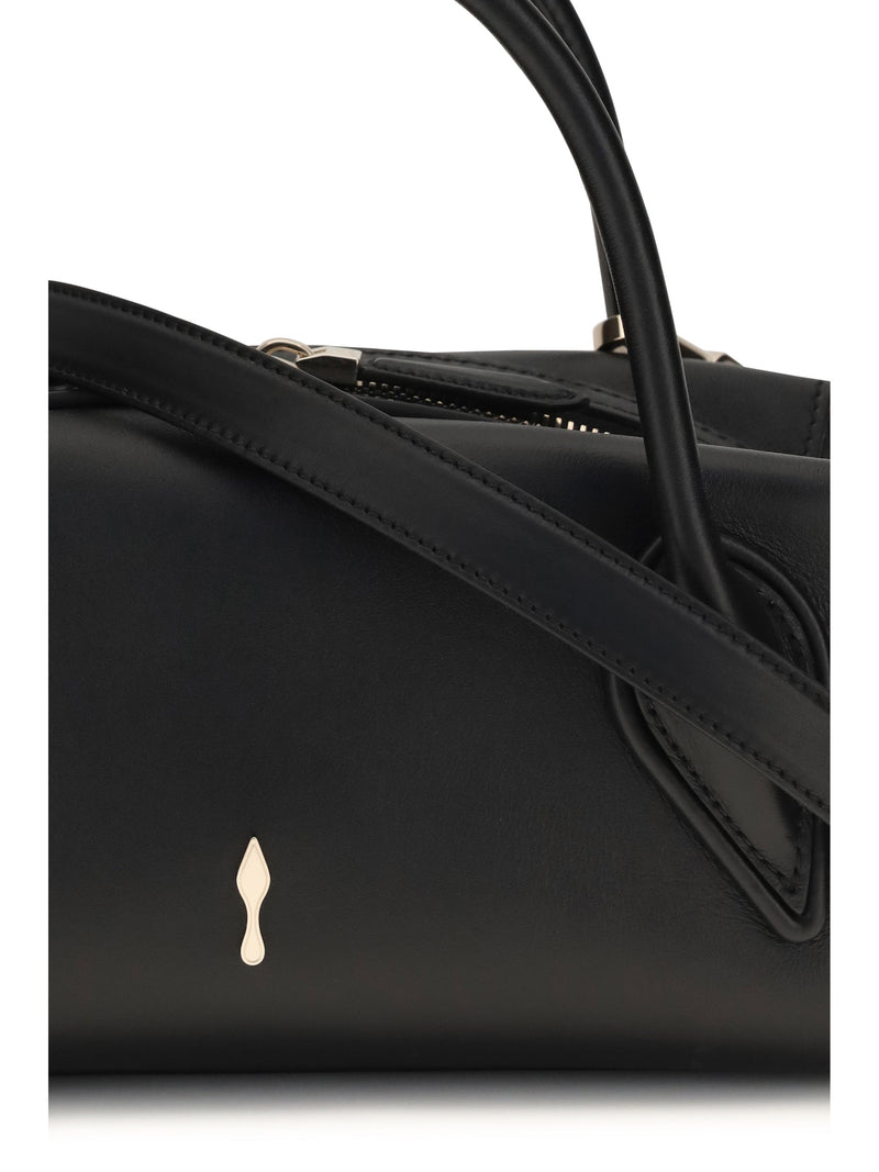 Christian Louboutin Venus Shoulder Bag — Black Calf Leather Bos Taurus